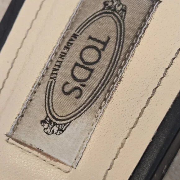 Tods shoes made in Italy leopard slip on 38 tod's 7 7.5 aminal print flats - Picture 4 of 8